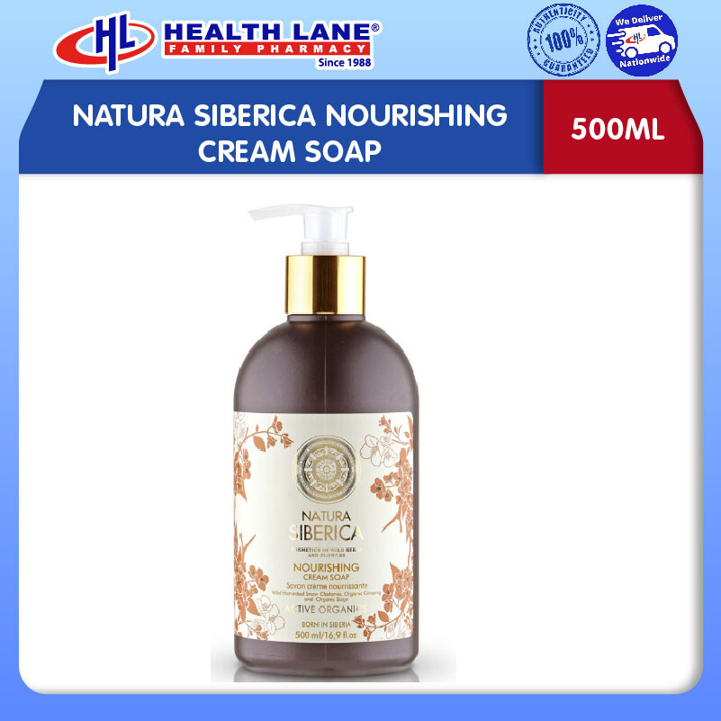 NATURA SIBERICA NOURISHING CREAM SOAP (500ML)